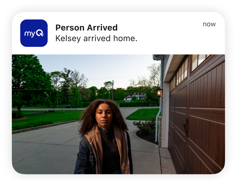 Visitor on video keypad