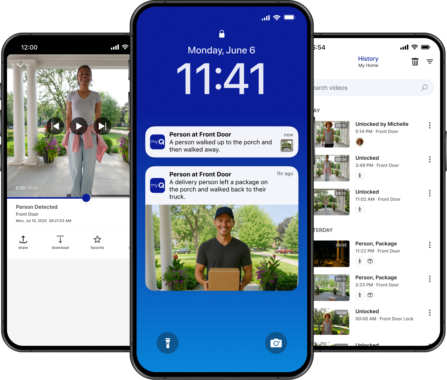myQ App - Video Monitoring
