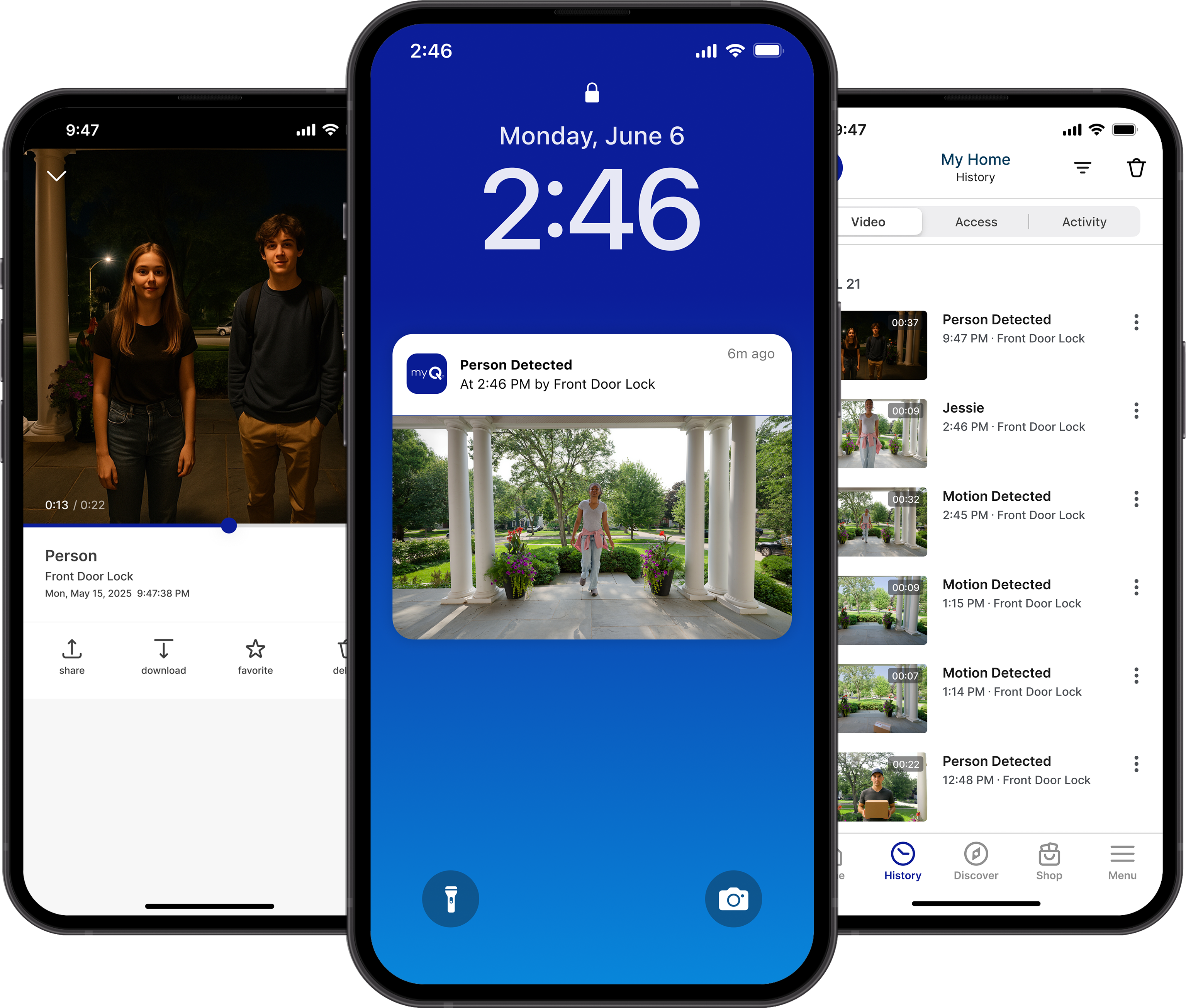 myQ App - Video Monitoring