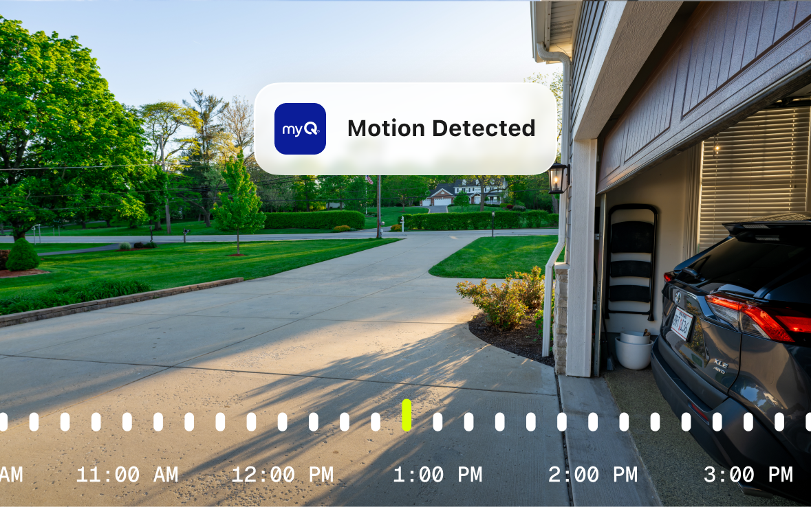 Video keypad detecting motion